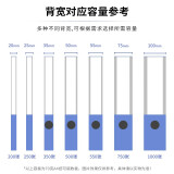 得力33510A4加厚档案盒35mm蓝色